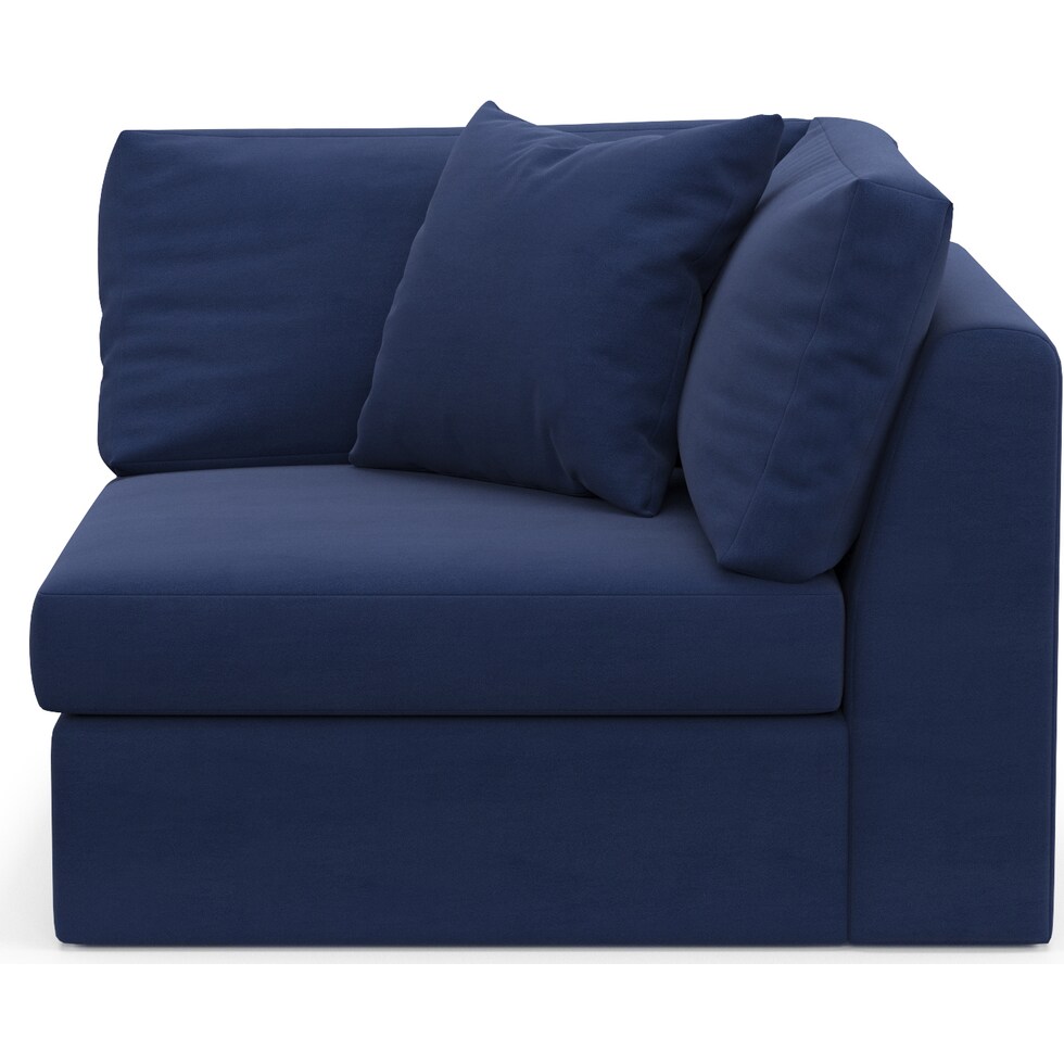collin blue corner chair   