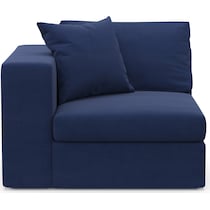 collin blue left facing chair   