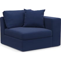 collin blue right facing chair   