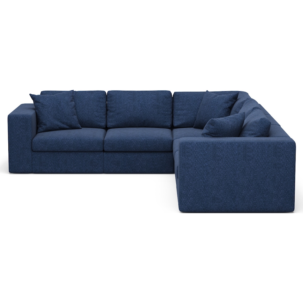 collin blue sectional   