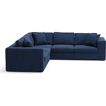 collin blue sectional   