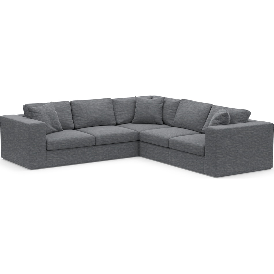 collin blue sectional   