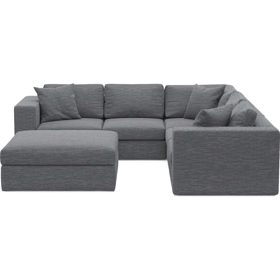 collin blue sectional   