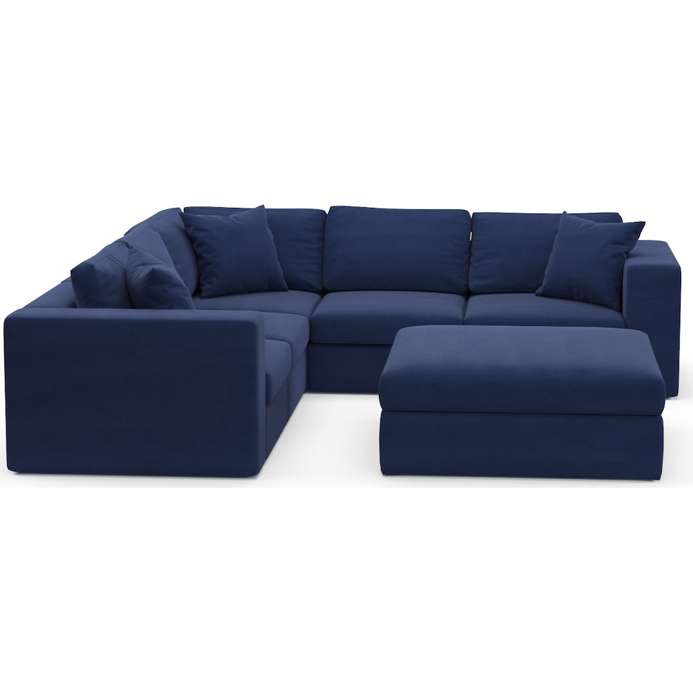 collin blue sectional   