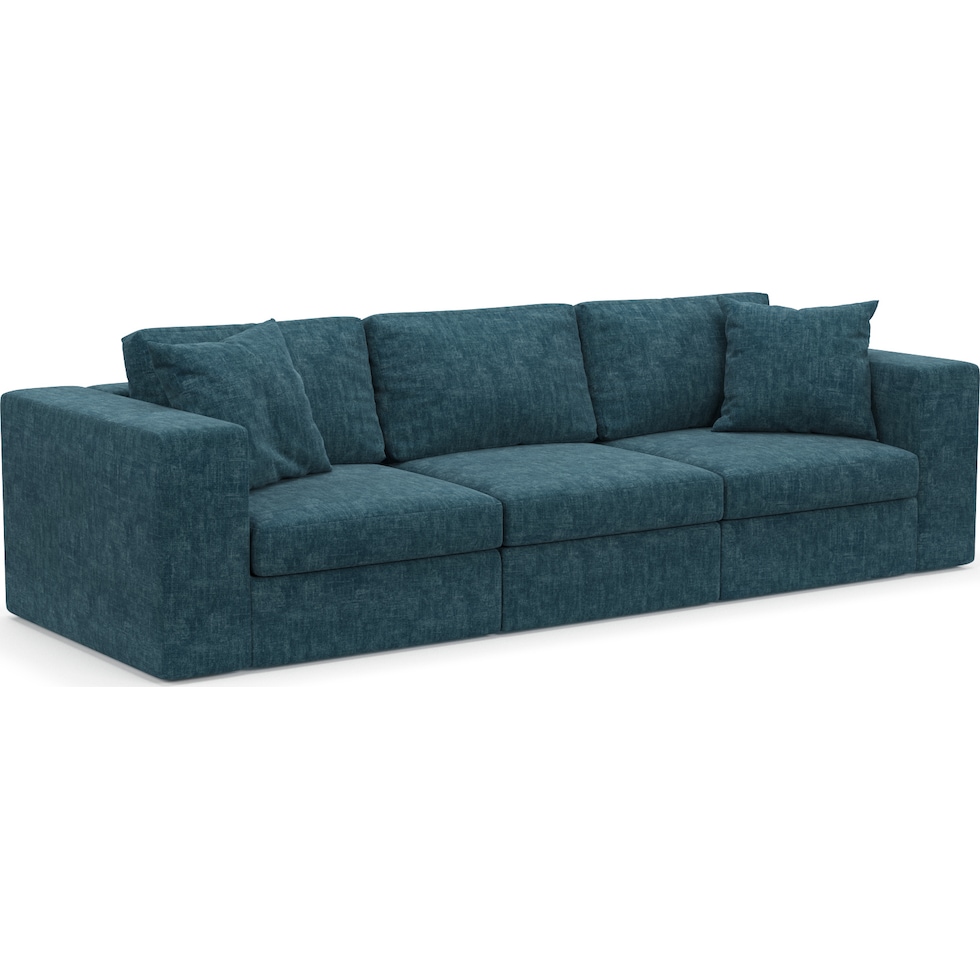 collin blue sofa   