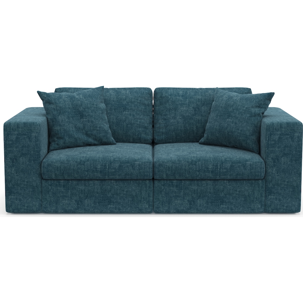 collin blue sofa   