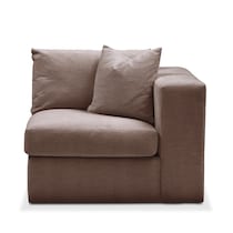 collin dark brown right facing chair   