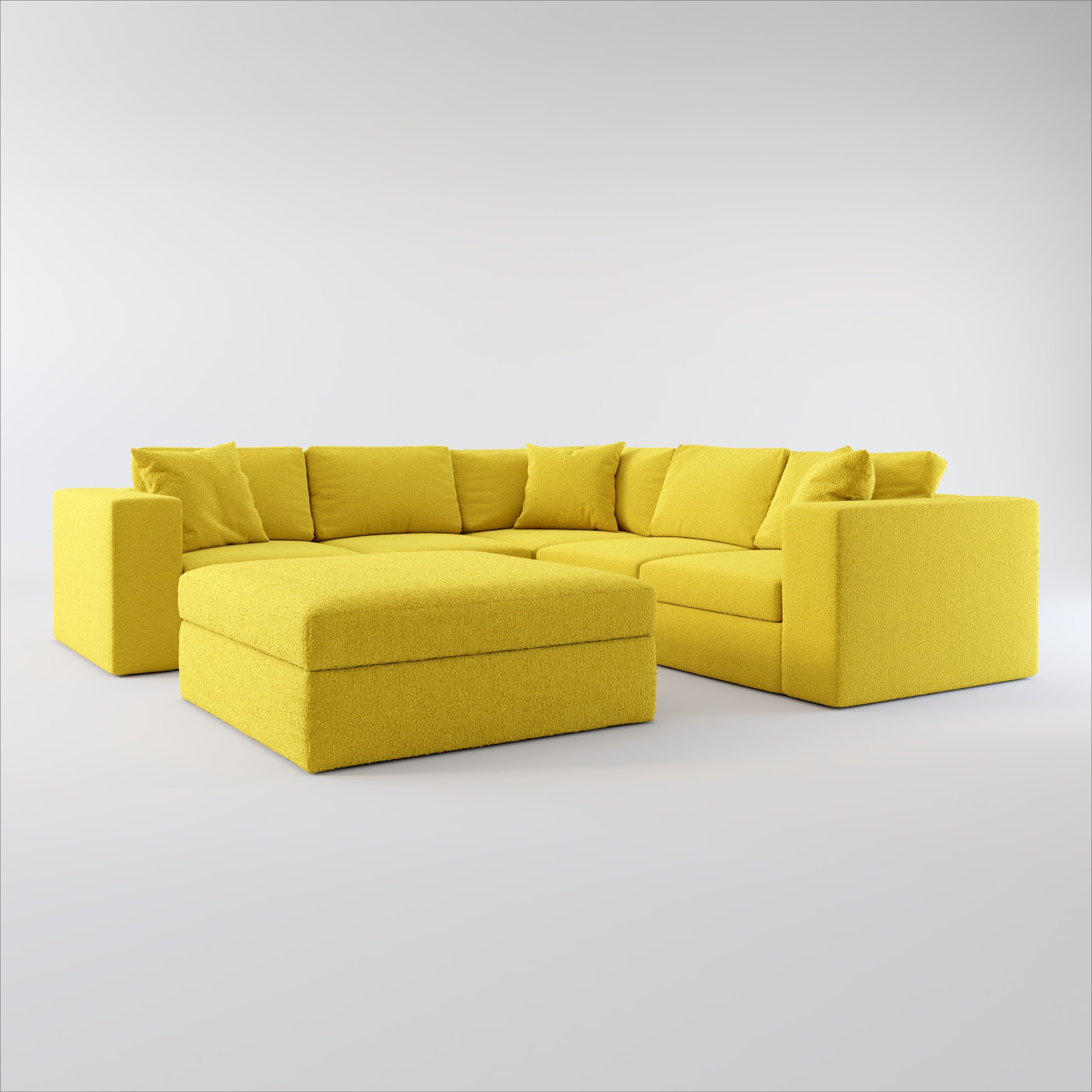 Collin 5Piece Sectional and Ottoman Value City Furniture