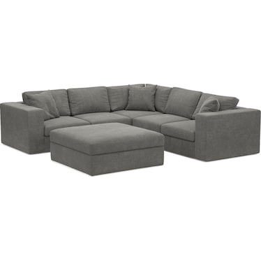 Collin 5-Piece Sectional and Ottoman