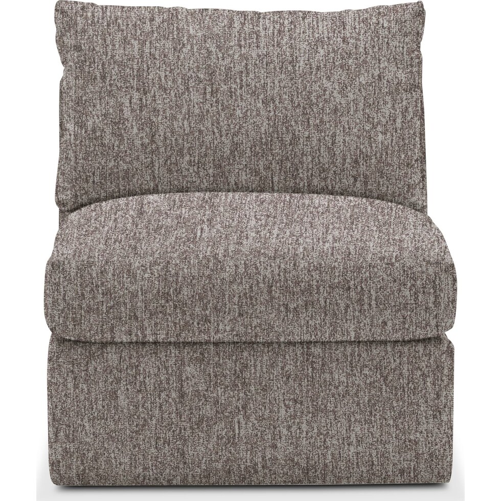 collin gray armless chair   