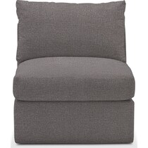 collin gray armless chair   