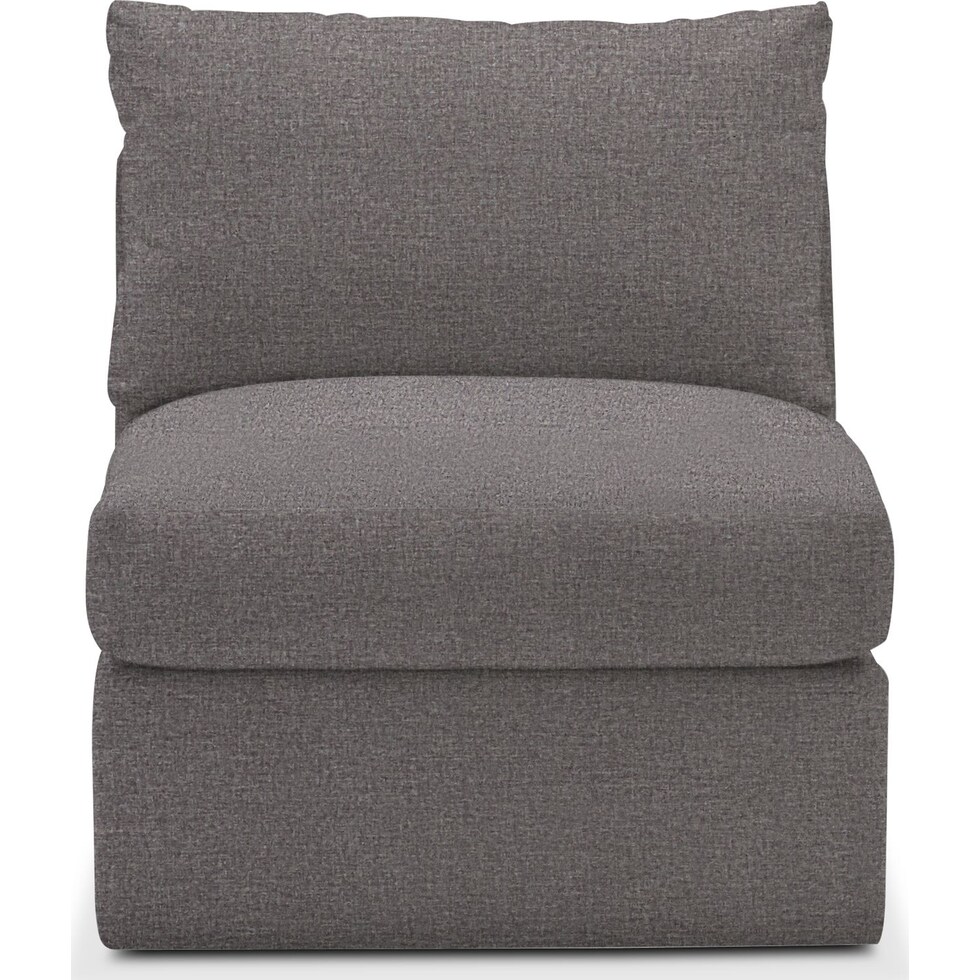collin gray armless chair   