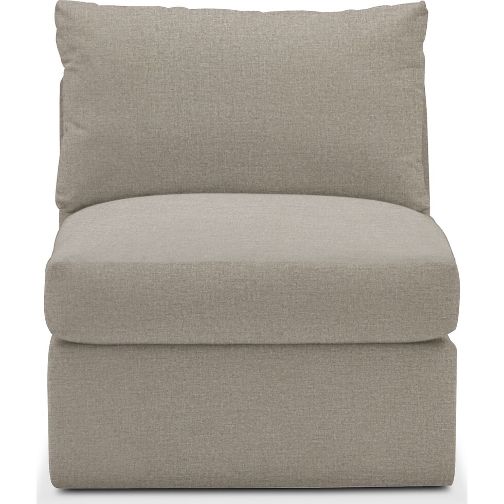 collin gray armless chair   