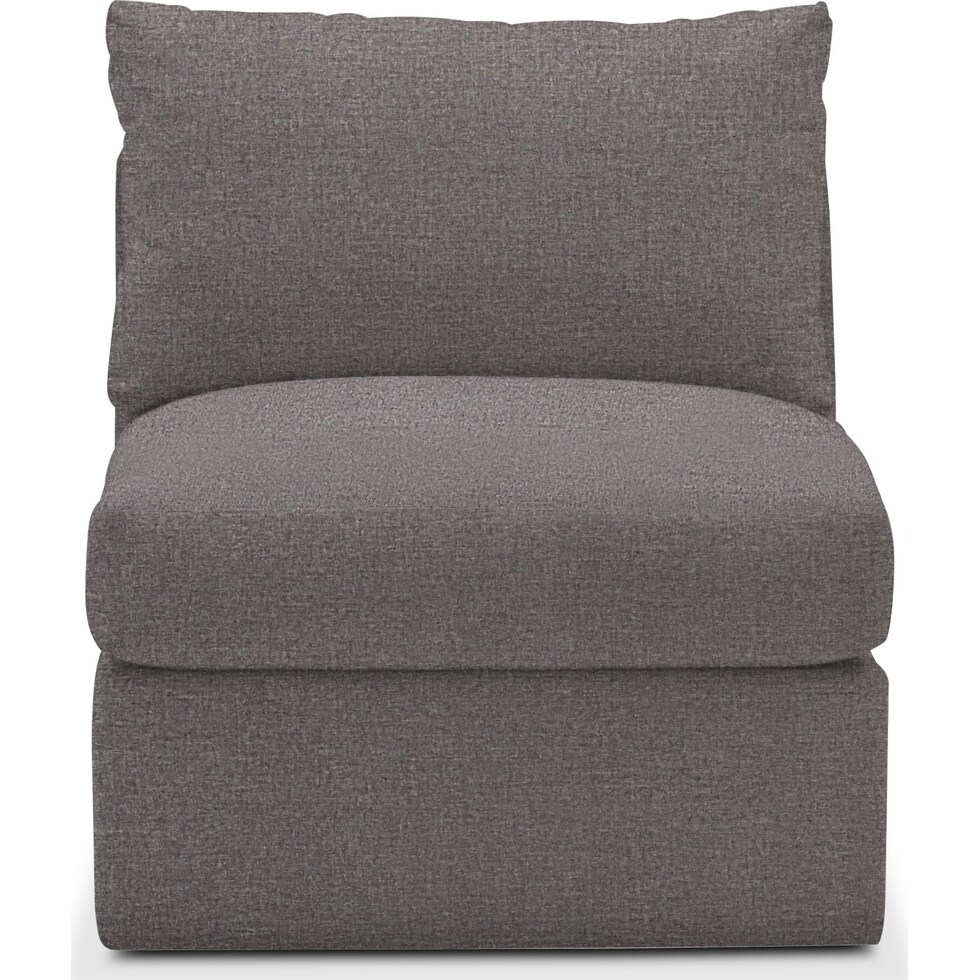 collin gray armless chair   