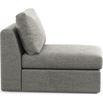 collin gray armless chair   