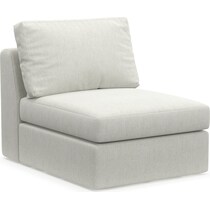 collin gray armless chair   