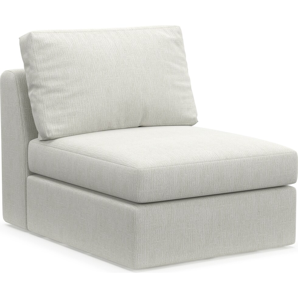 collin gray armless chair   