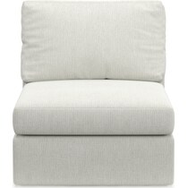 collin gray armless chair   