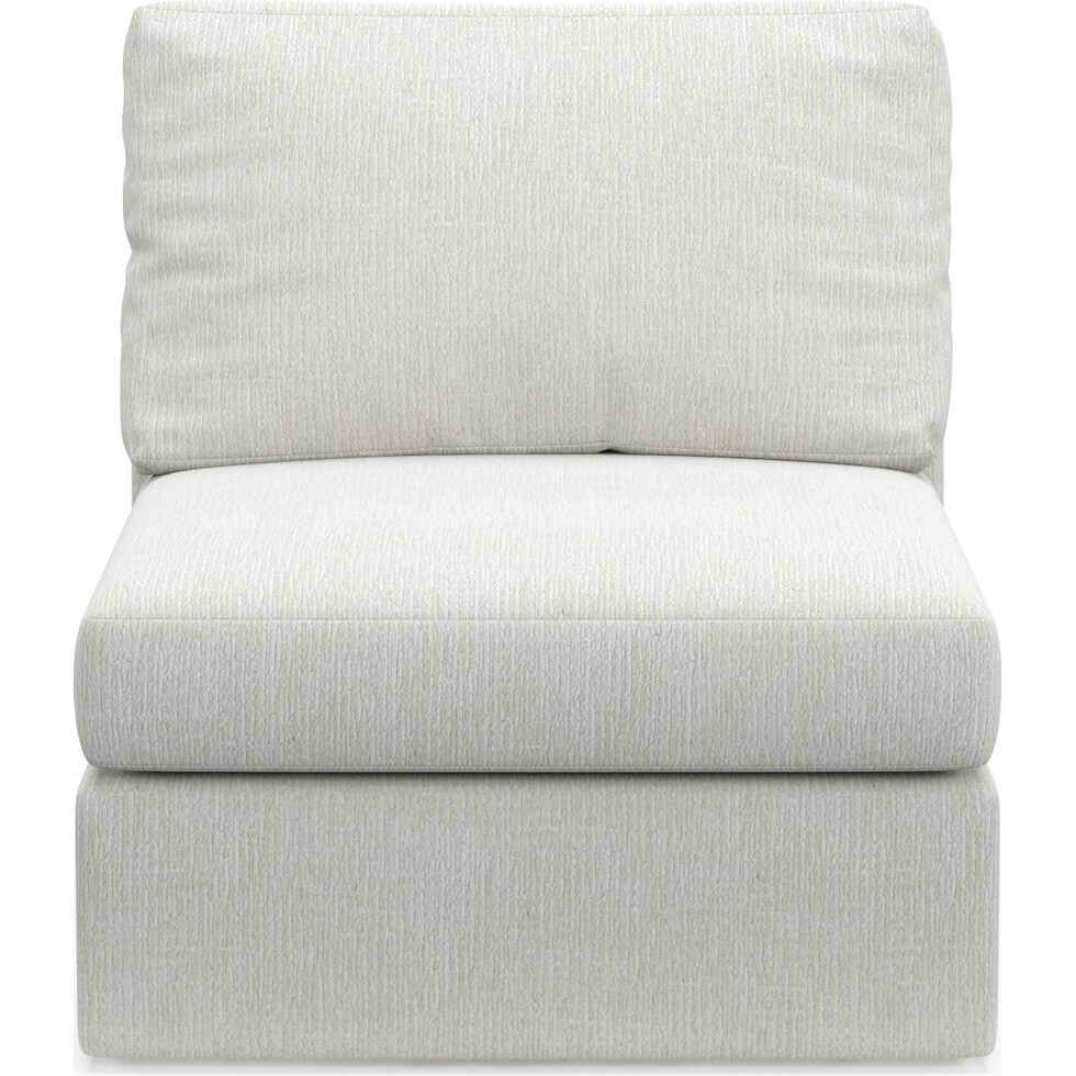 collin gray armless chair   