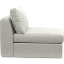 collin gray armless chair   