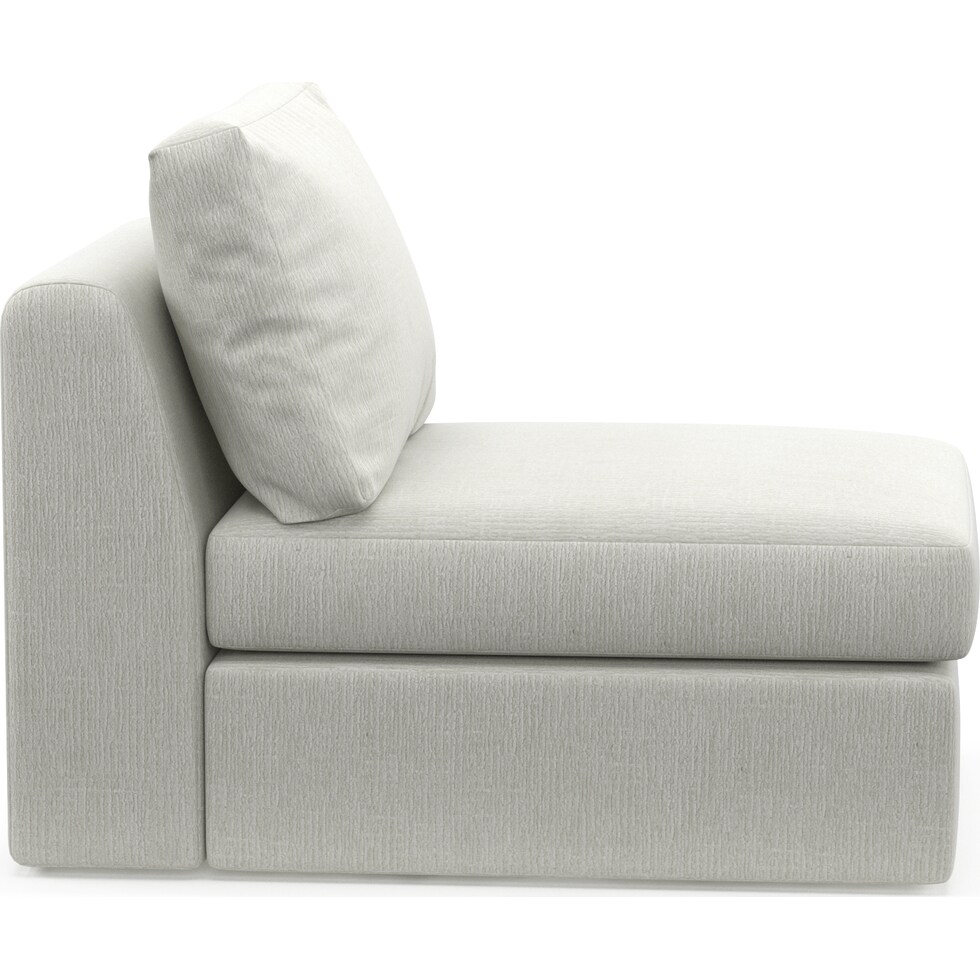 collin gray armless chair   
