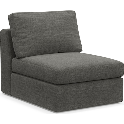 Collin Foam Comfort Armless Chair - Curious Charcoal