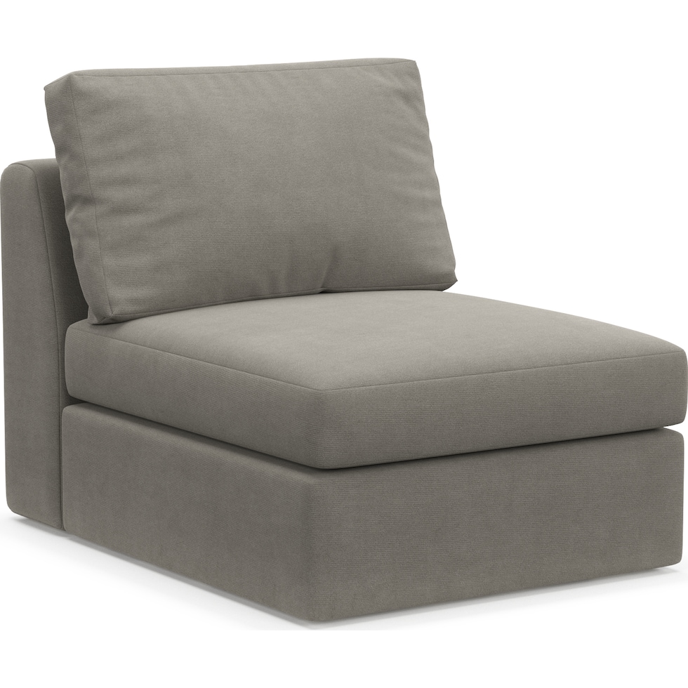 collin gray armless chair   