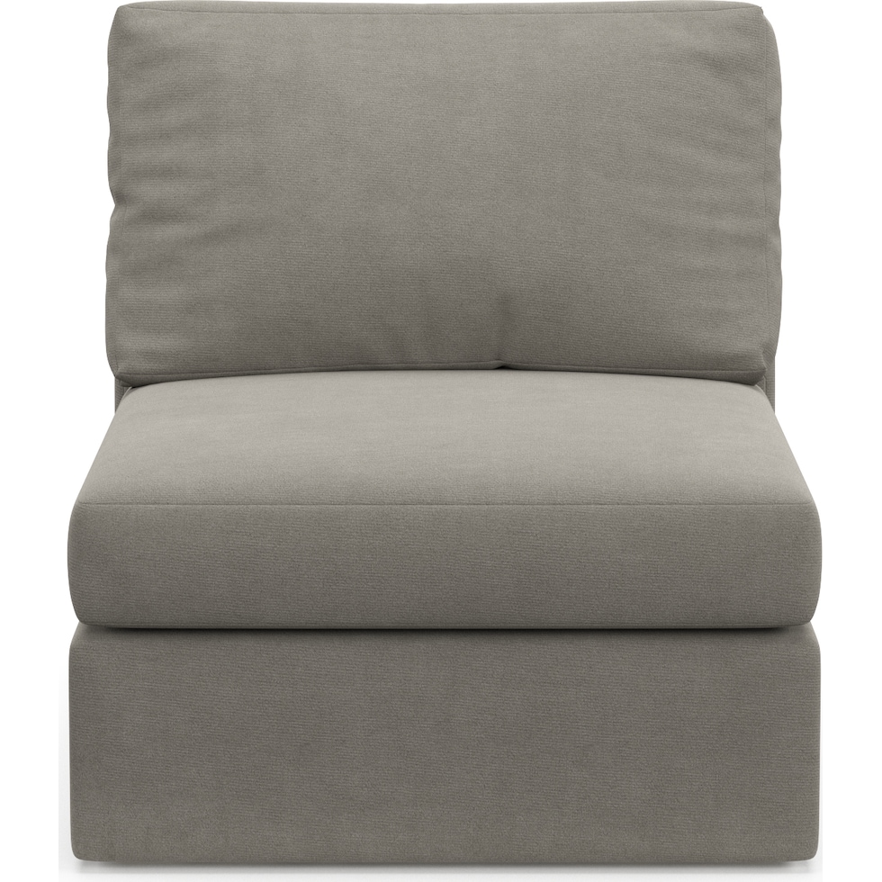 collin gray armless chair   