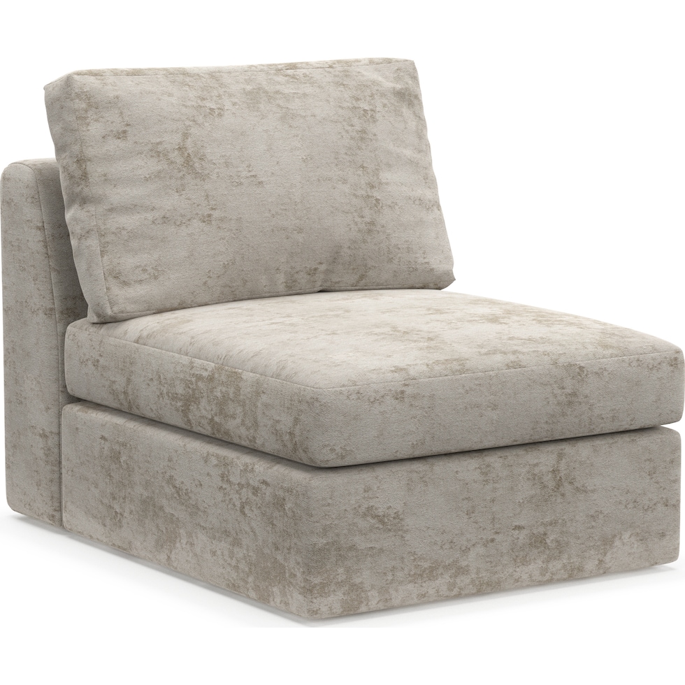 collin gray armless chair   