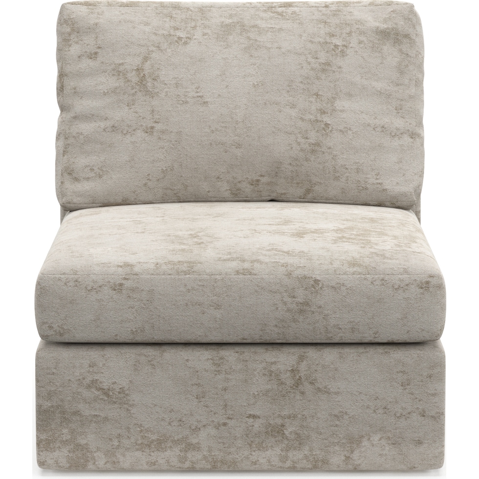 collin gray armless chair   