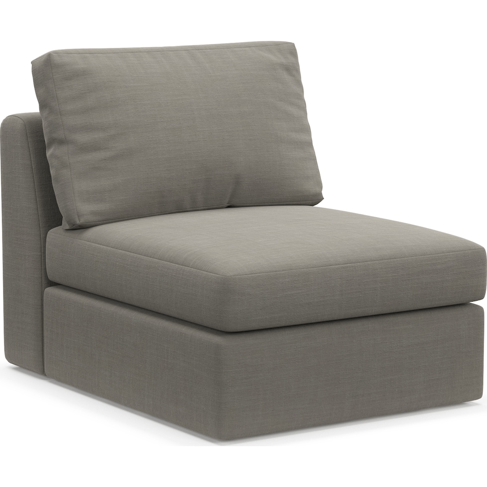 collin gray armless chair   