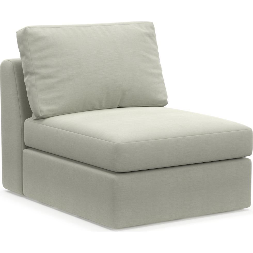 collin gray armless chair   