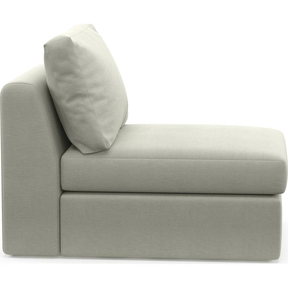 collin gray armless chair   