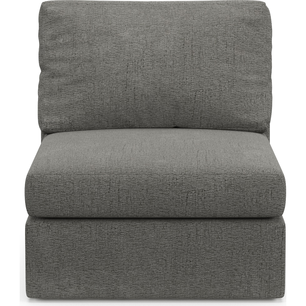 collin gray armless chair   