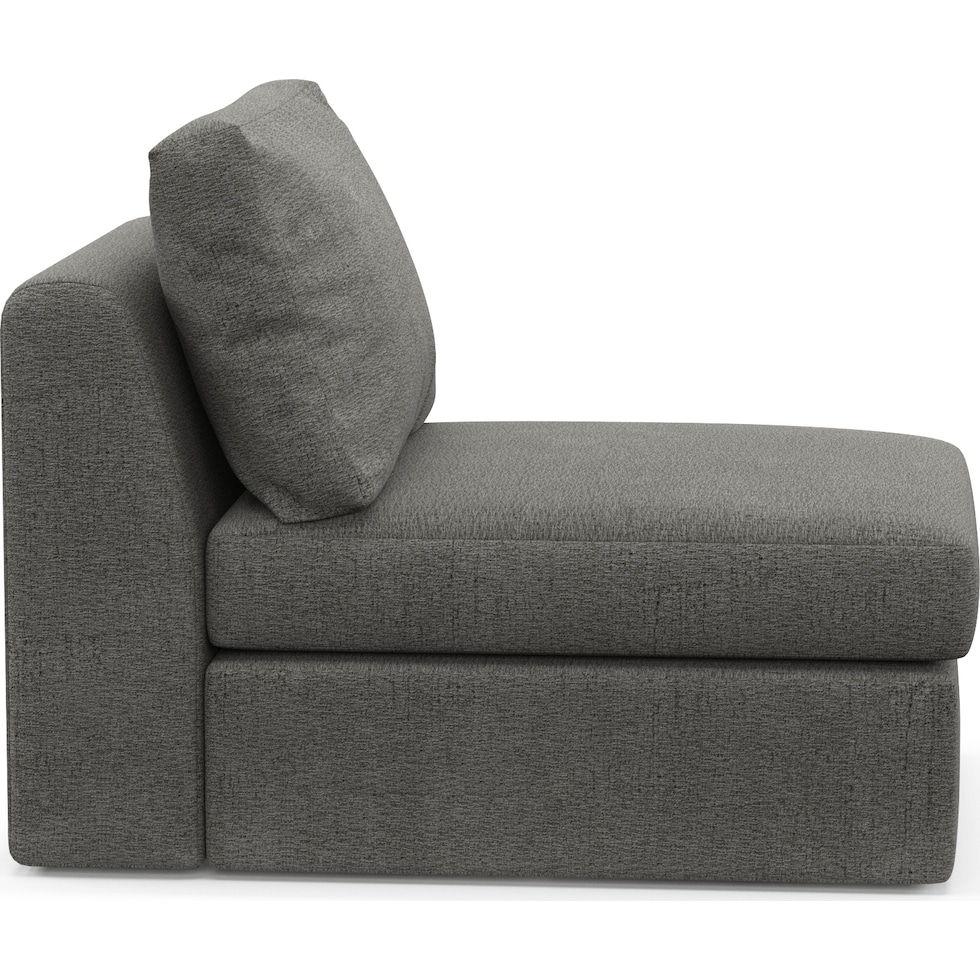 collin gray armless chair   
