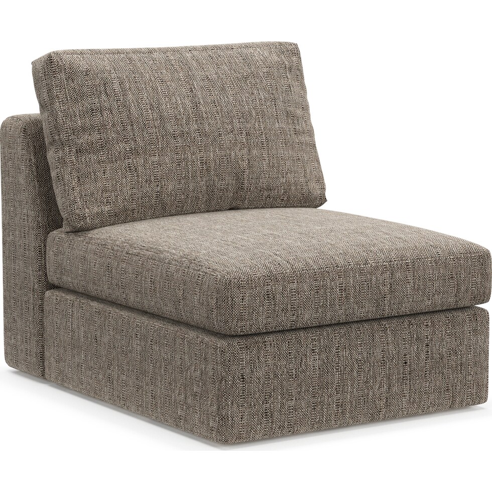 collin gray armless chair   
