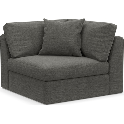 Collin Foam Comfort Corner Chair - Curious Charcoal
