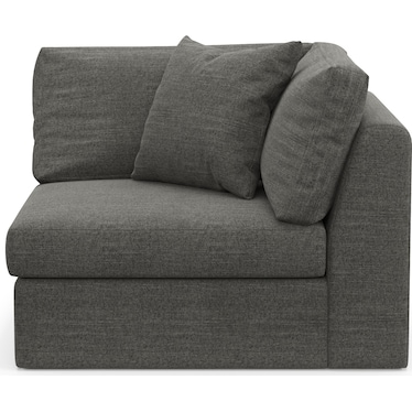 Collin Foam Comfort Corner Chair - Curious Charcoal