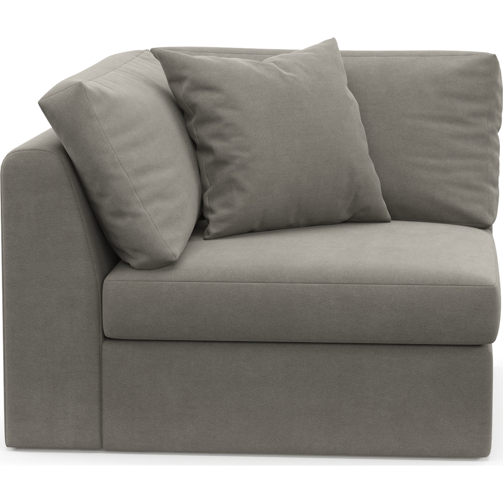 collin gray corner chair   