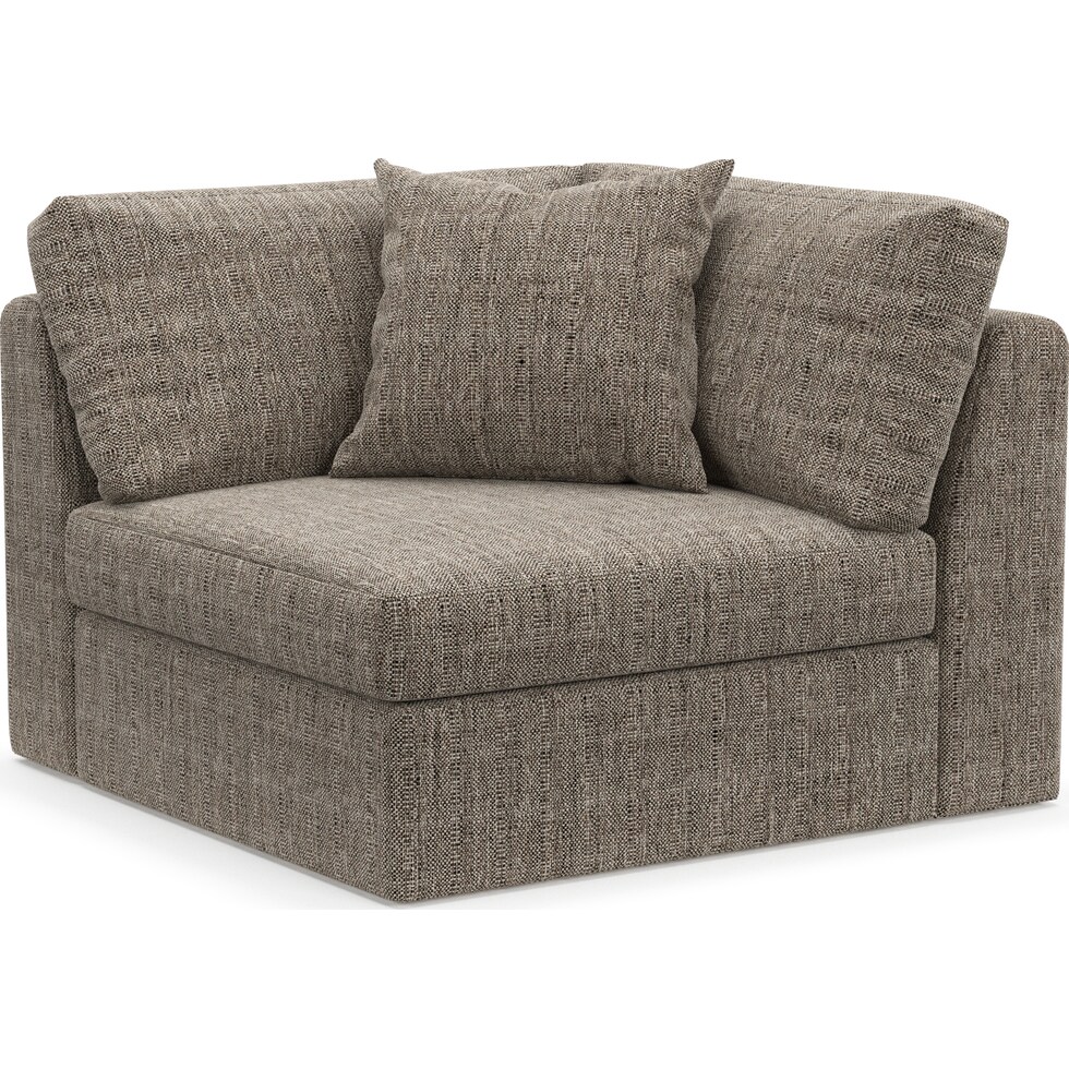 collin gray corner chair   
