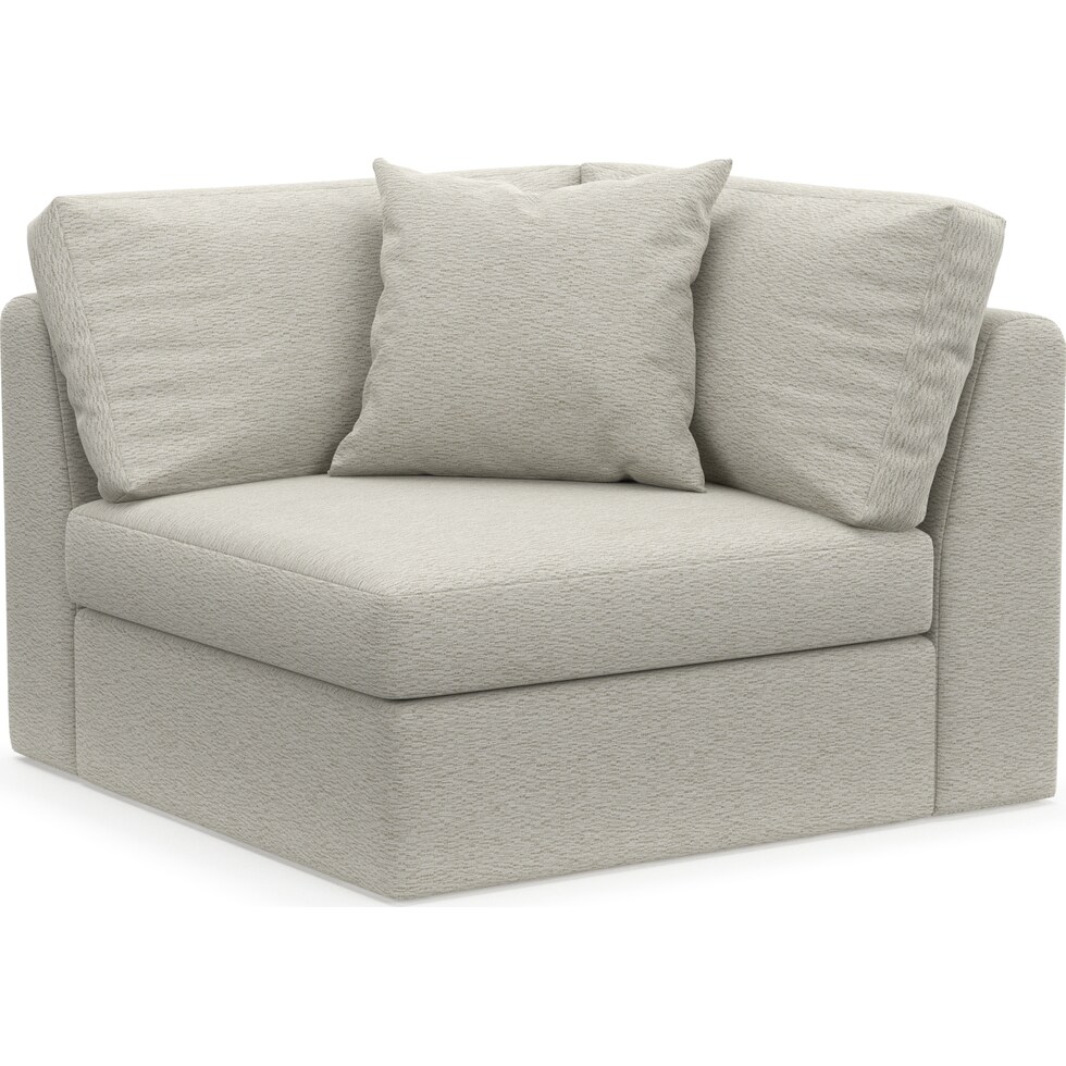collin gray corner chair   