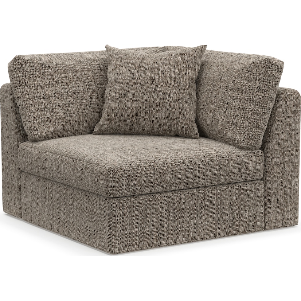 collin gray corner chair   