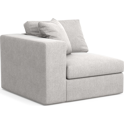 Collin Hybrid Comfort Left-Facing Chair - Burmese Granite
