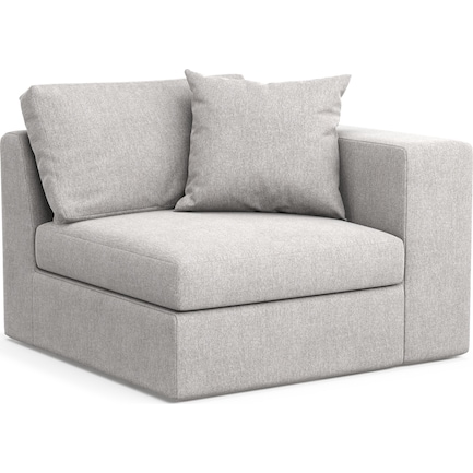 Collin Foam Comfort Right-Facing Chair - Burmese Granite