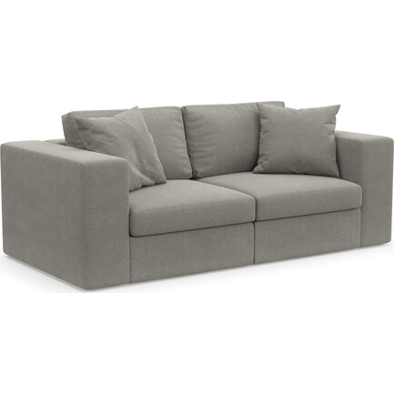 Collin Hybrid Comfort 2-Piece Sofa - Hugo Graphite