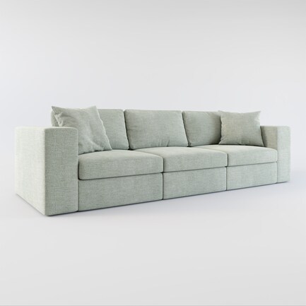 Collin Foam Comfort 3-Piece Sofa - Oslo Snow