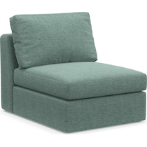 collin green armless chair   