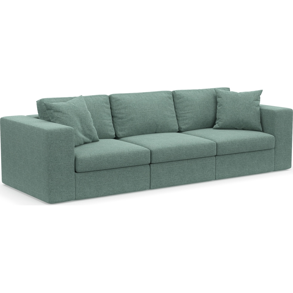 collin green sofa   