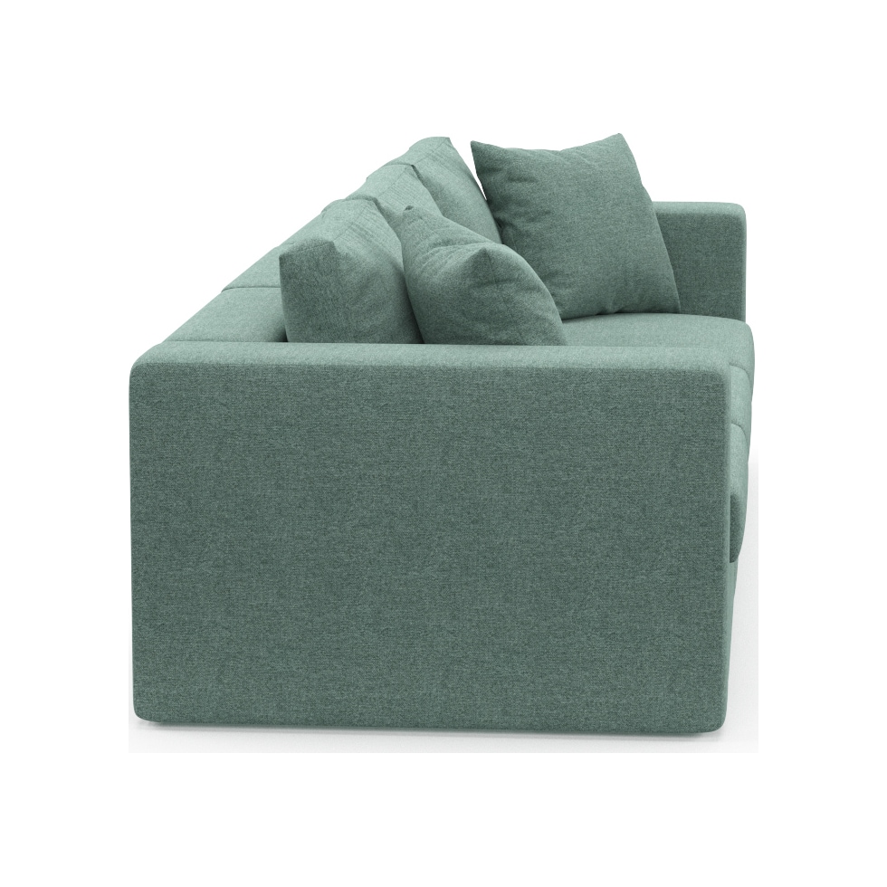 collin green sofa   