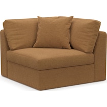 collin light brown corner chair   